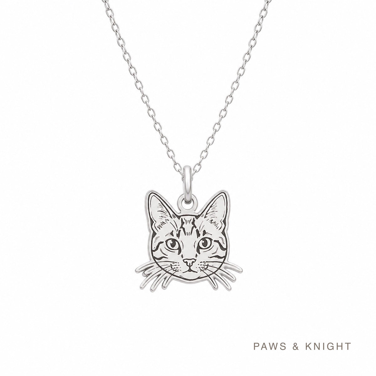 Custom Pet Portrait Necklace, Personalized Dog Cat Photo Jewelry, Memorial Keepsake