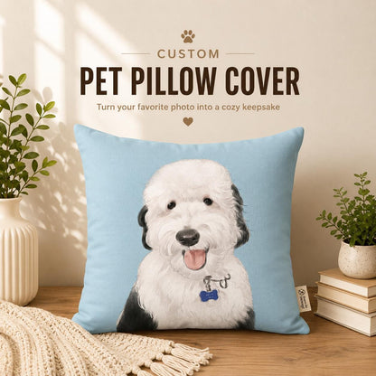 Custom Pet Photo Pillow | Personalized Memorial Keepsake (CASE ONLY)