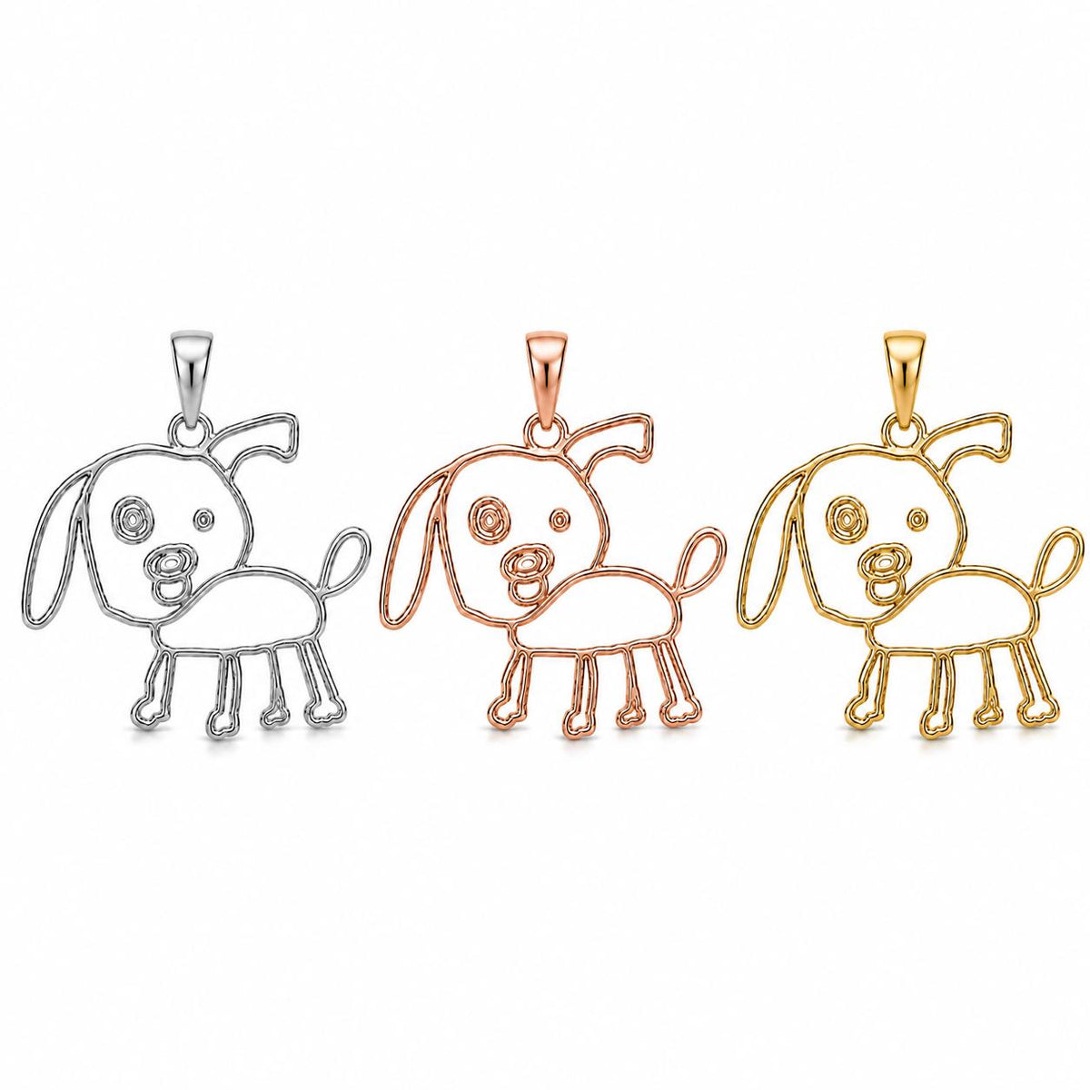 Custom Kids Drawing Necklace, Gold Silver Pendant, Personalized Keepsake Jewelry