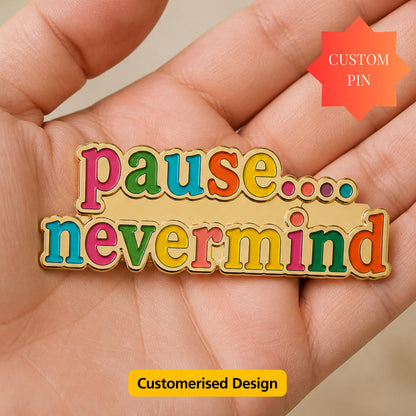 Custom Soft Enamel Pin, Personalized Pin