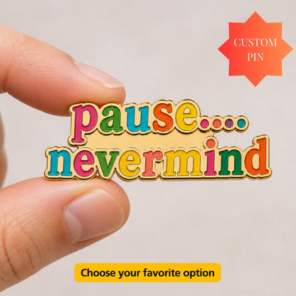 Custom Soft Enamel Pin, Personalized Pin