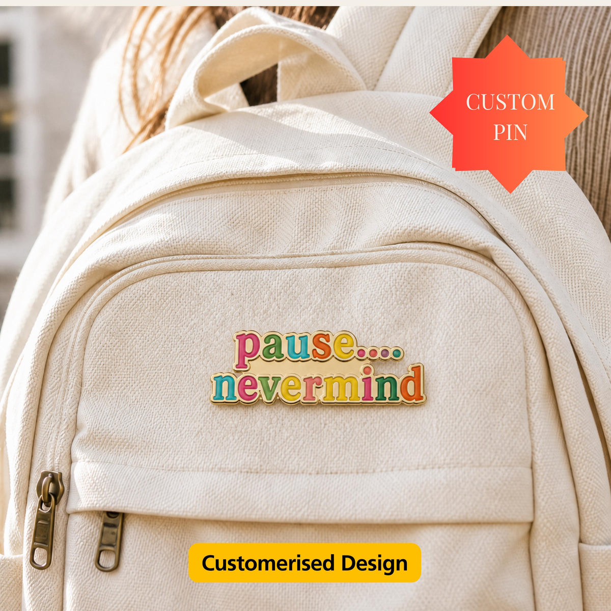 Custom Soft Enamel Pin, Personalized Pin